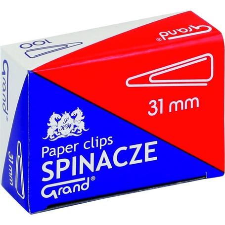 Spinacz 31mm trójkątny GRAND  a 100szt