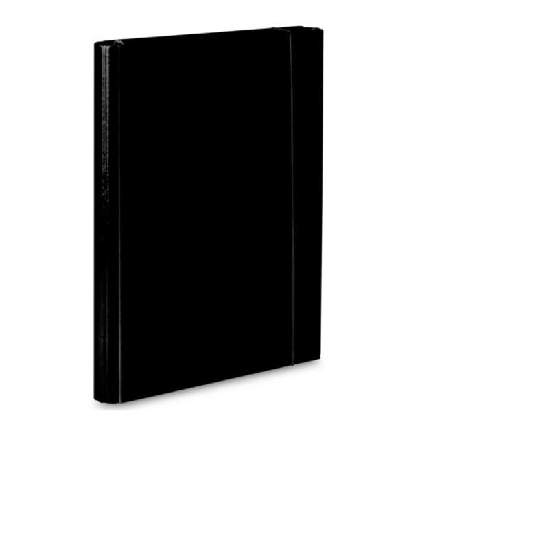 Teczka skrzydłowa z gumką A4  VAUPE FCK - czarna