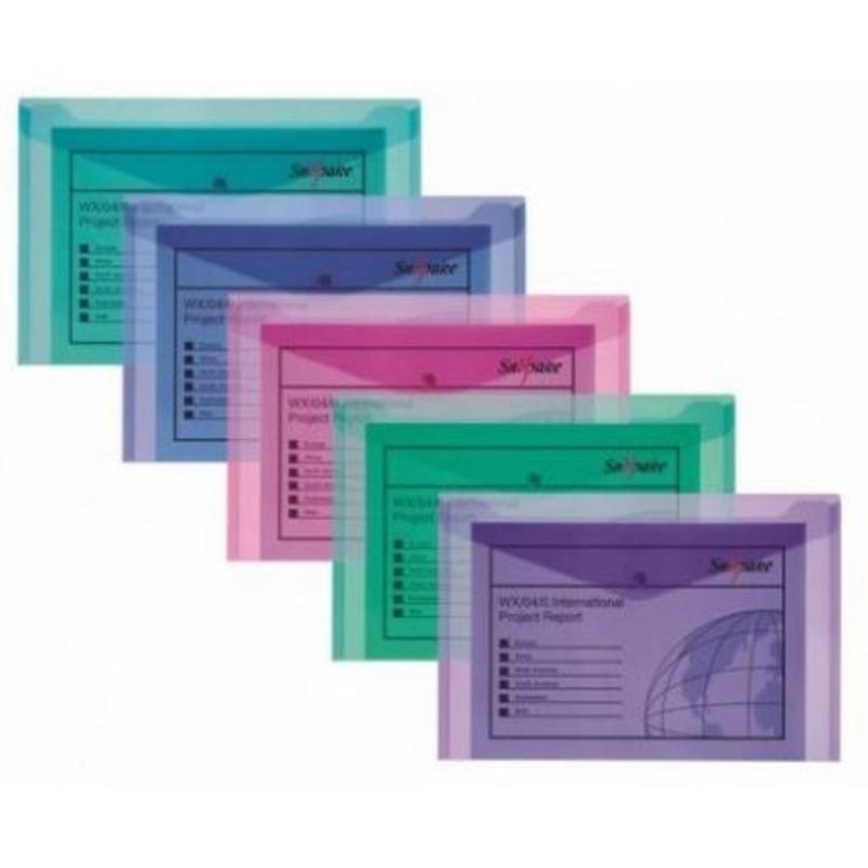 Teczka z napem A4 kopertowa SNOPAKE