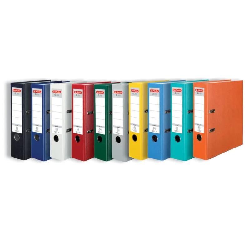 Segregator A4 8cm HERLITZ Jagodowy