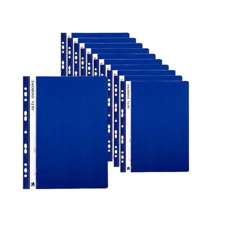 Teczka do akt osobowych- skoroszytowe  TRES Granatowe