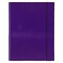Teczka skrzydłowa z gumką A4 VAUPE FCK - fioletowa