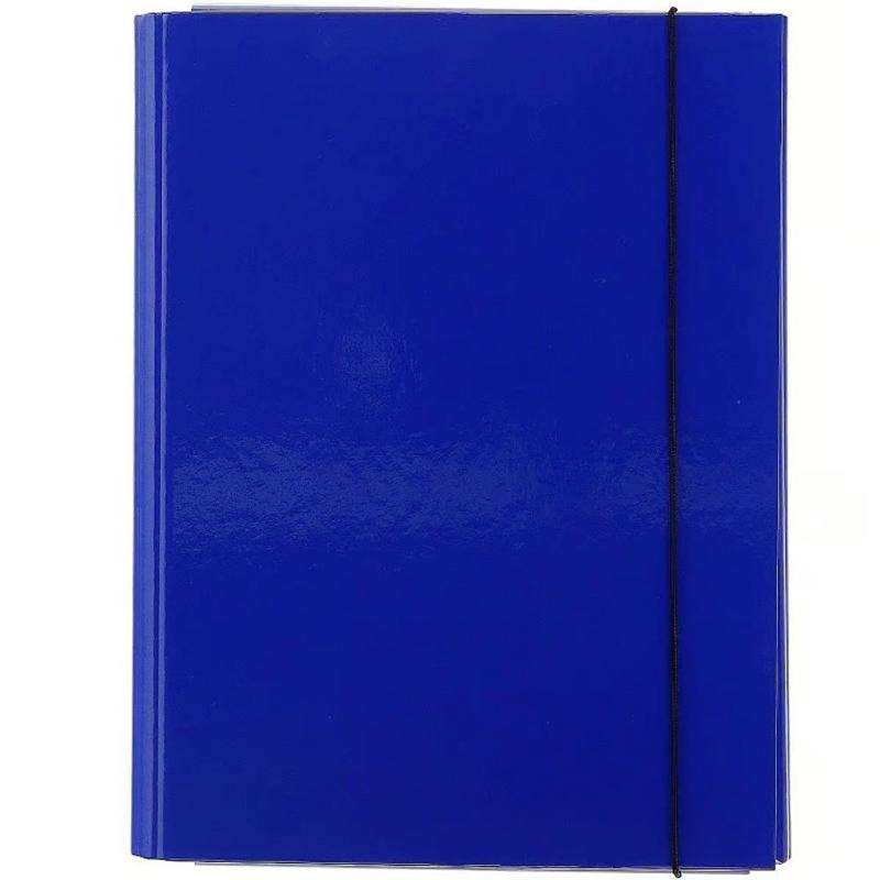 Teczka skrzydłowa z gumką A4  VAUPE FCK - niebieska