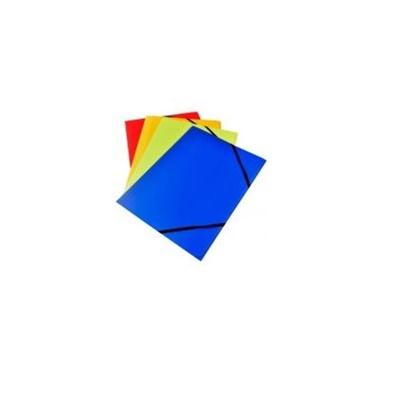 Teczka z gumką kolorowa A4 lakier TETIS BT600 - niebieski