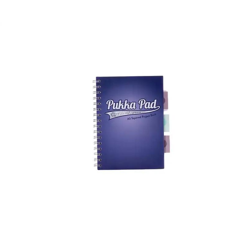 Kołozeszyt A5 100k PUKKA PAD Project Book - 3107(NY)-WPC - granatowy