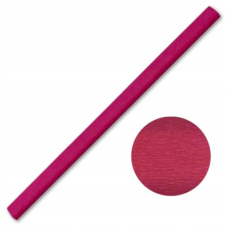 Bibuła marszczona FUN&JOY 50cm x 200cm  kolor bordowy