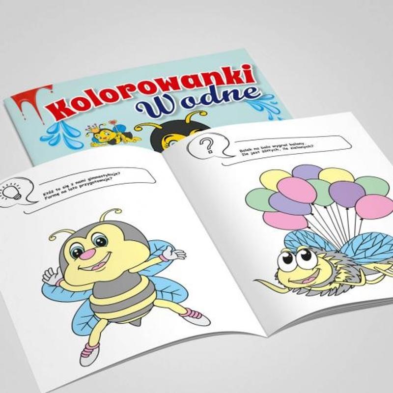 MARTEL Kolorowanka wodna PSZCZOŁY a 16 stron