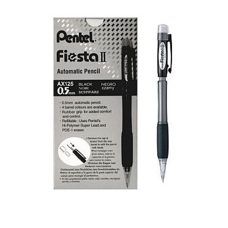 Ołówek automatyczny PENTEL AX125 0,5 - czarny
