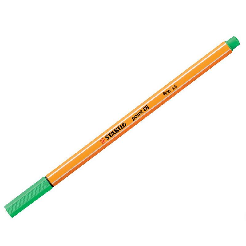 Cienkopis STABILO Point fine 0,4  88/16 - zieleń paryska
