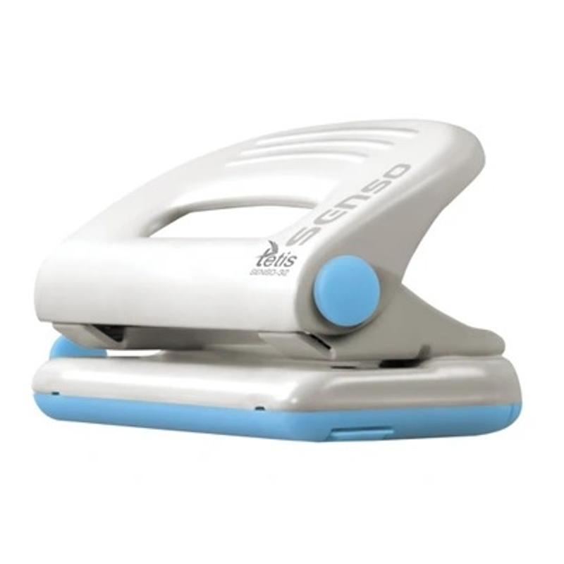 Dziurkacz metalowy SENSO średni (25arkuszy) niebieski seria 22