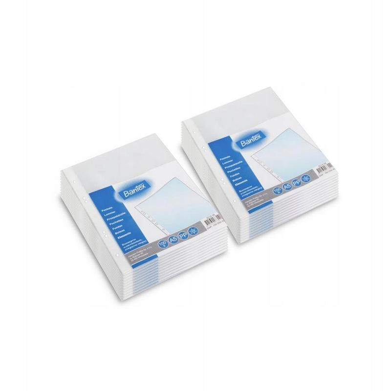 Koszulka A5 groszkowa BANTEX 201408 opakowanie a 100szt