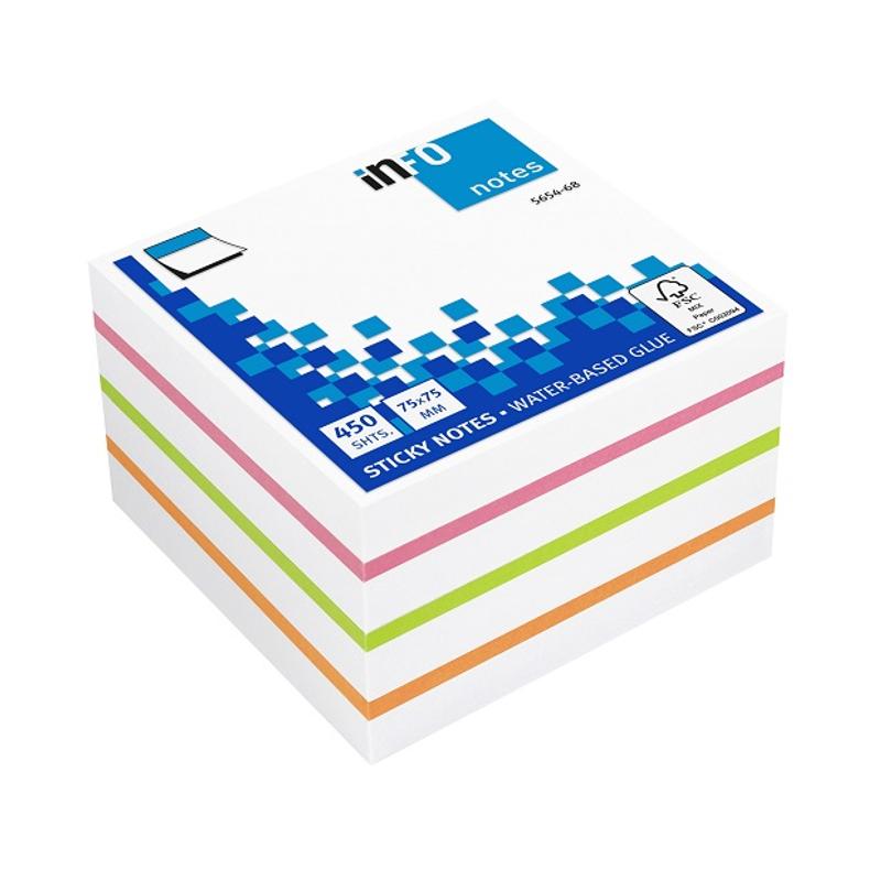Notes samoprzylepny 75x75  TRES INFO Winter - 450 kartek
