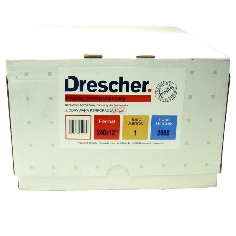 Składanka, papier komputerowy 240, 1+0 DRESCHER a 2000ark.