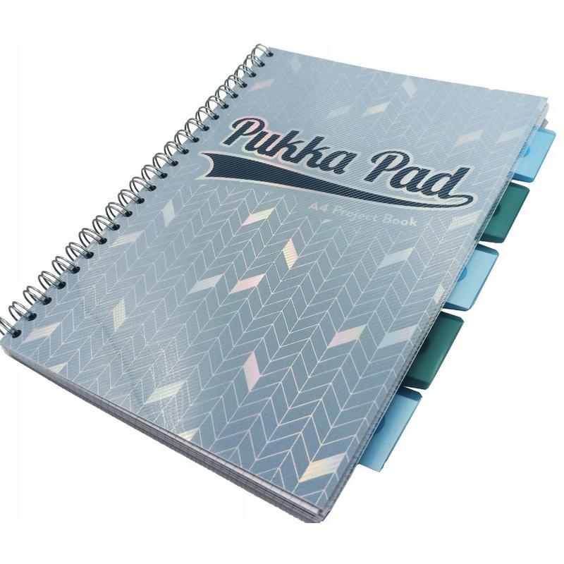 Kołozeszyt A4 200 stron Project Book PAD 200 Light Blue Triangle - 3006-GLE(SQ)