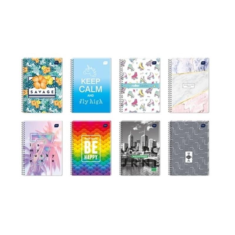 Kołozeszyt A6 50k INTERDRUK miękka oprawa