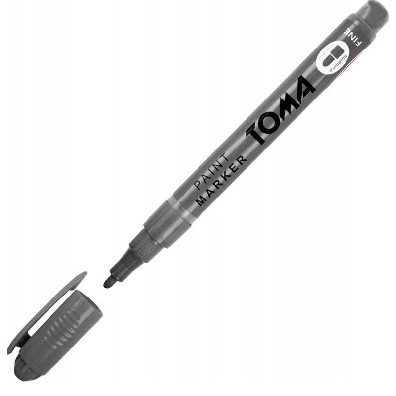 Marker olejowy TOMA cienki TO-441 Srebrny