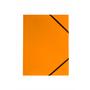 Teczka z gumką kolorowa A4 lakier TETIS BT600 - pomarańczowa