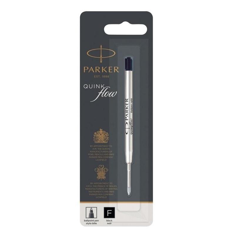 Wkład PARKER do długopisu - czarny F