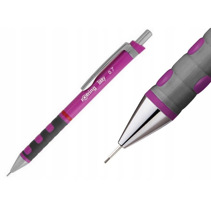 Ołówek automatyczny TIKKY 0,7 purple - bordowy