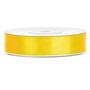 Wstążki satynowe 12mm/25m - żółta