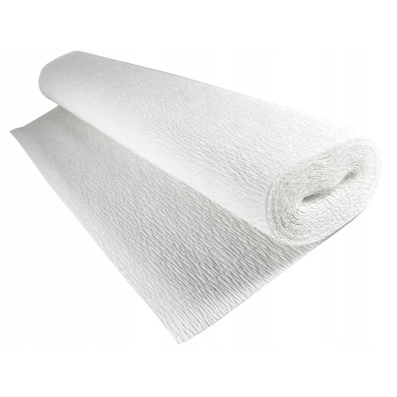 Bibuła marszczona CREATINO 50cm x 200cm  biała