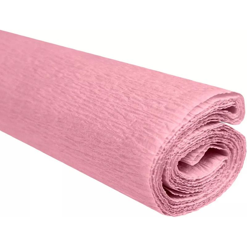 Bibuła marszczona CREATINO 50cm x 200cm  jasnoróżowa