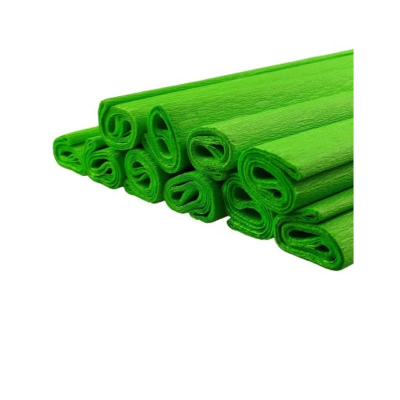 Bibuła marszczona CREATINO 50cm x 200cm  jasnozielona