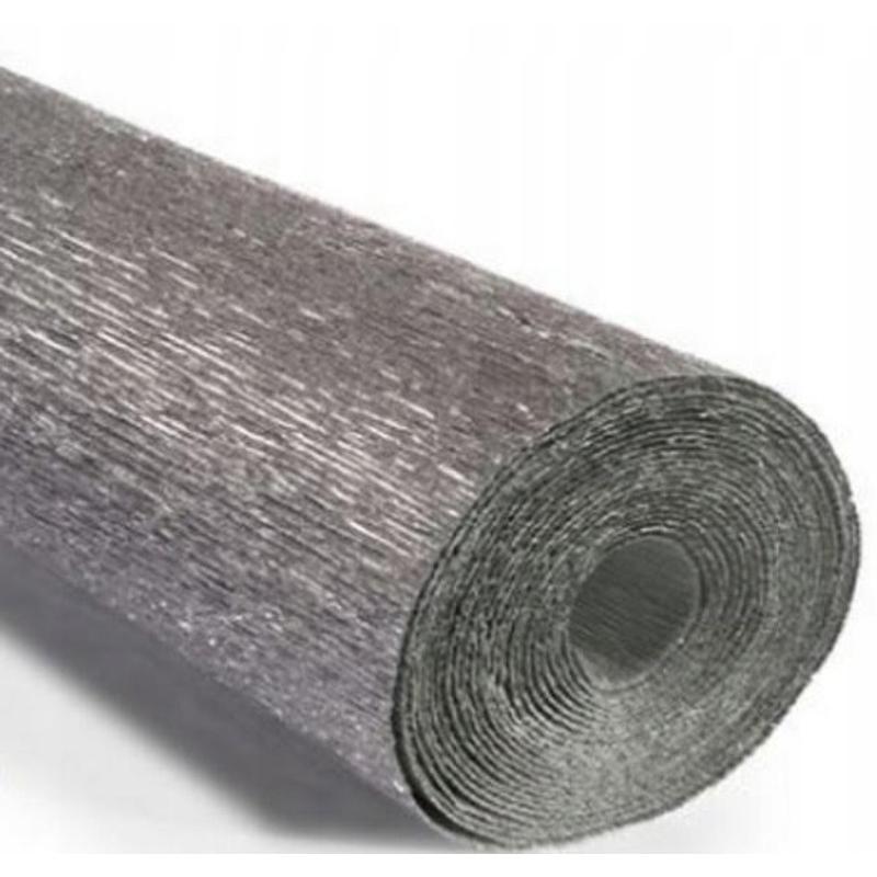 Bibuła marszczona CREATINO 50cm x 200cm  srebrna