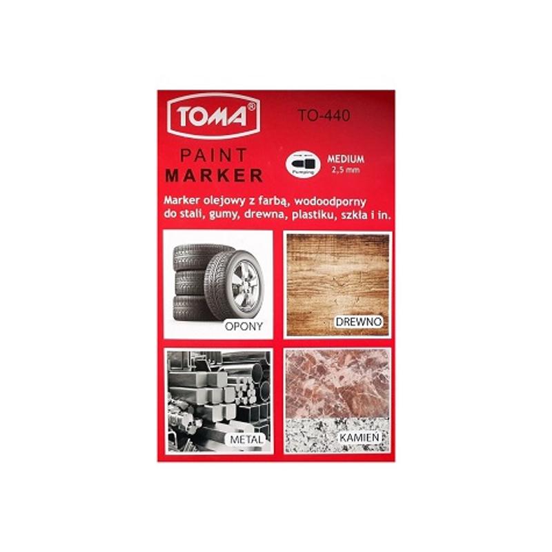 Marker olejowy TOMA TO-440 Niebieski
