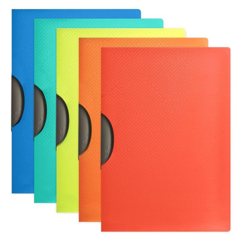 Skoroszyt plastikowy zaciskowy  OXFORD Urban - mix kolorów