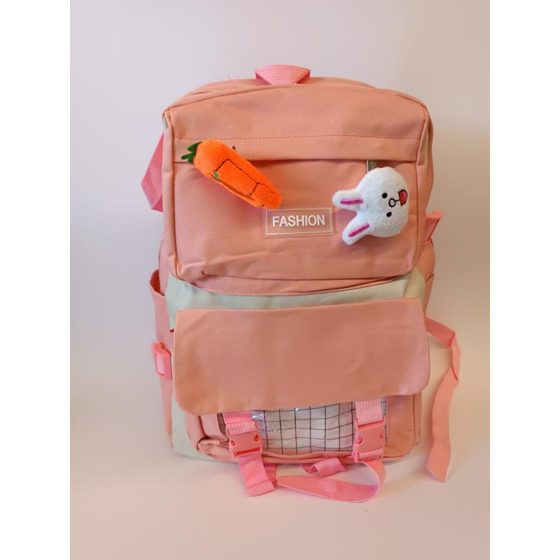 Plecak szkolny FASHION  różowy