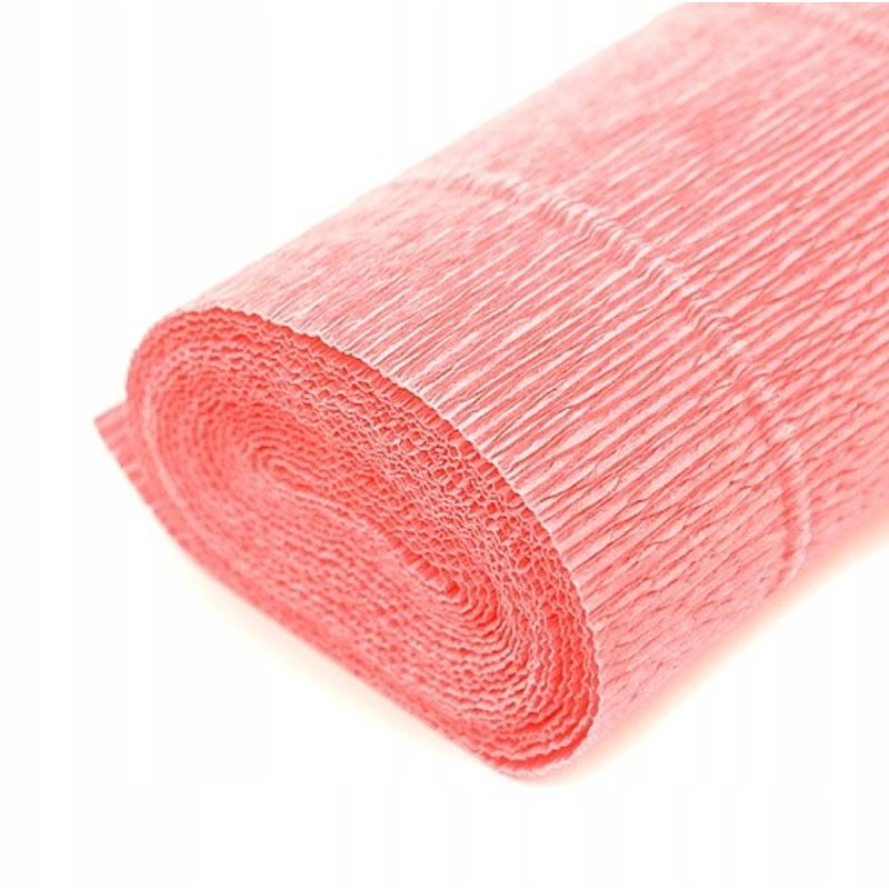 Bibuła marszczona CREATINO 50cm x 200cm  łososiowa