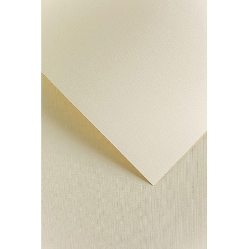 Papier wizytówkowy ozdobny GALERIA PAPIERU KRATKA 240g/20ark. kremowy 201622