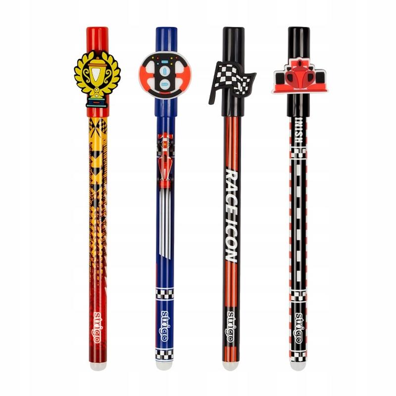 Długopis STRIGO wymazywalny ze skówką - Wyścigi