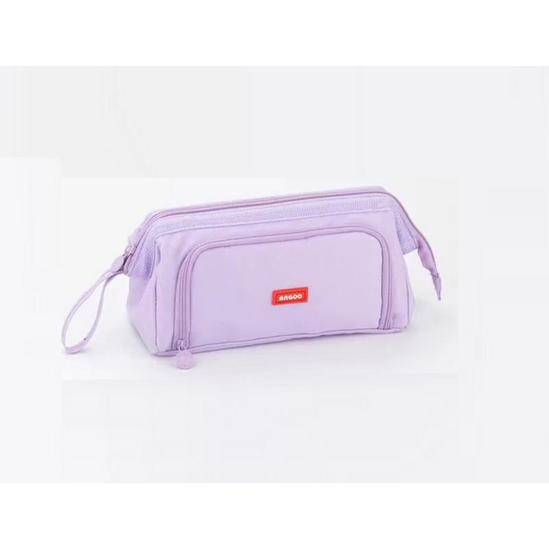 Piórnik szkolny ANGOO fioletowy