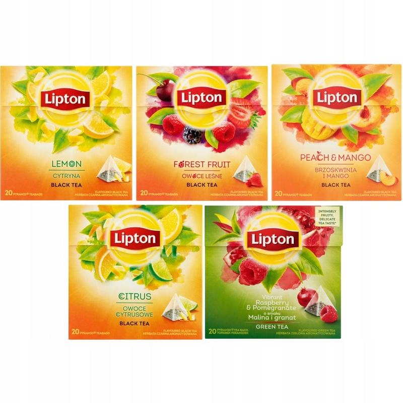 Herbata Lipton PIRAMIDKI  20exp.orange