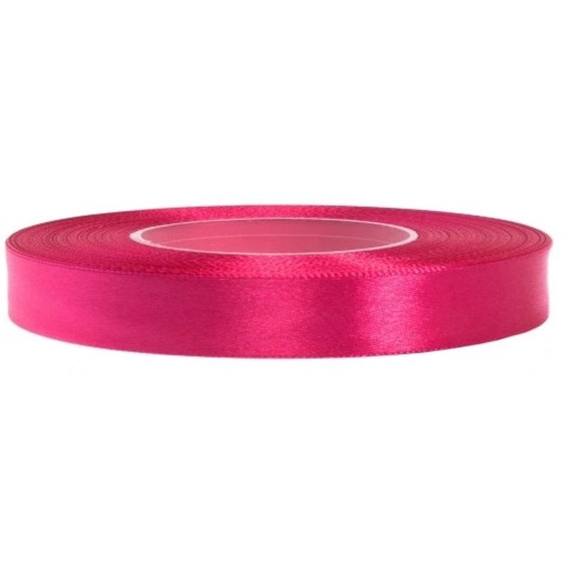 Wstążki satynowe 6mm/25m PARTY DECO  różowy