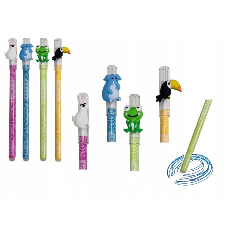Długopis STRIGO wymazywalny ze skówką - Animals