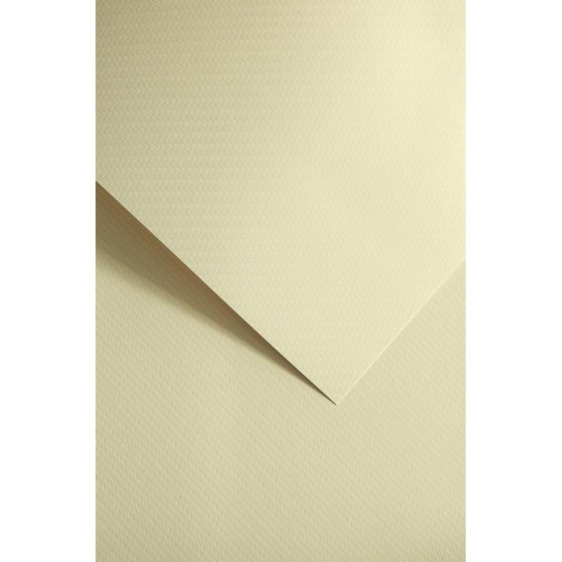 Papier wizytówkowy ozdobny GALERIA PAPIERU BATIK 230g/20ark. kremowy 20902