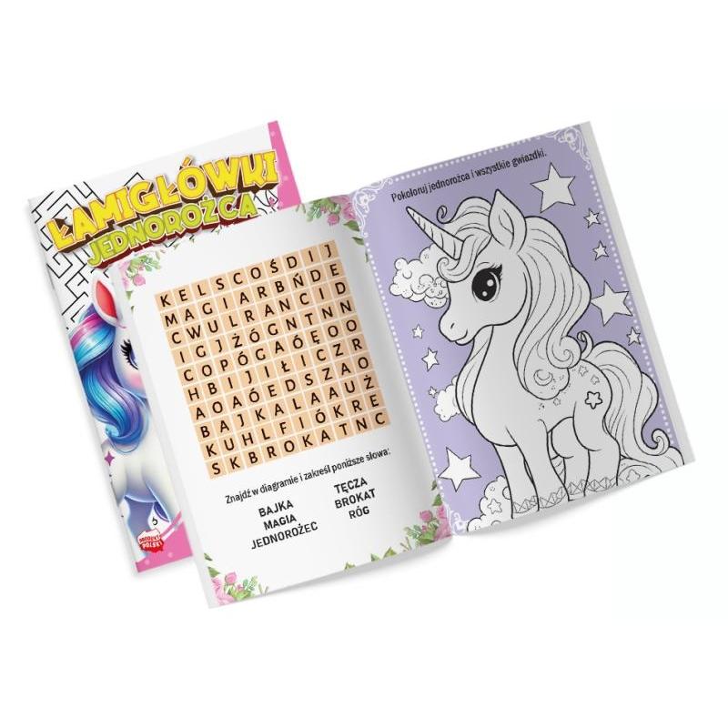 MARTEL ŁAMIGŁÓWKI - Jednorożca 16stron + naklejkami