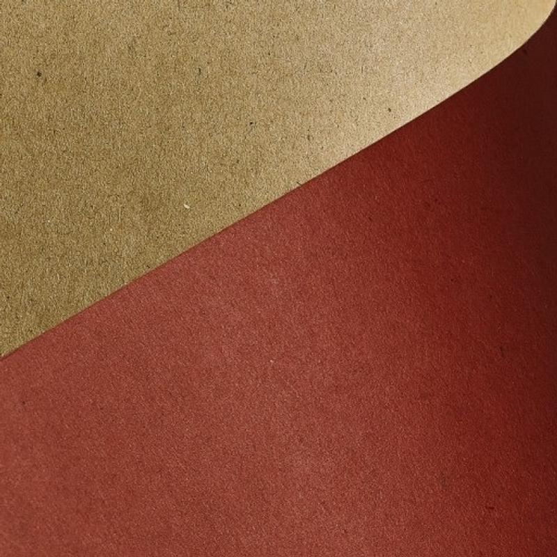 Papier wizytówkowy ozdobny GALERIA PAPIERU KRAFT czerwony  270g/m2  a 20ark.  204428