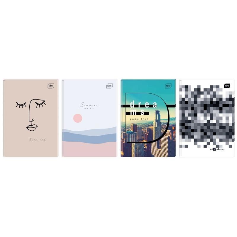 Brulion A4 96k. 70g linia Interdruk