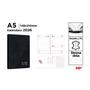 Kalendarz 2026 A5 Main Paper  czarny  PB26PL