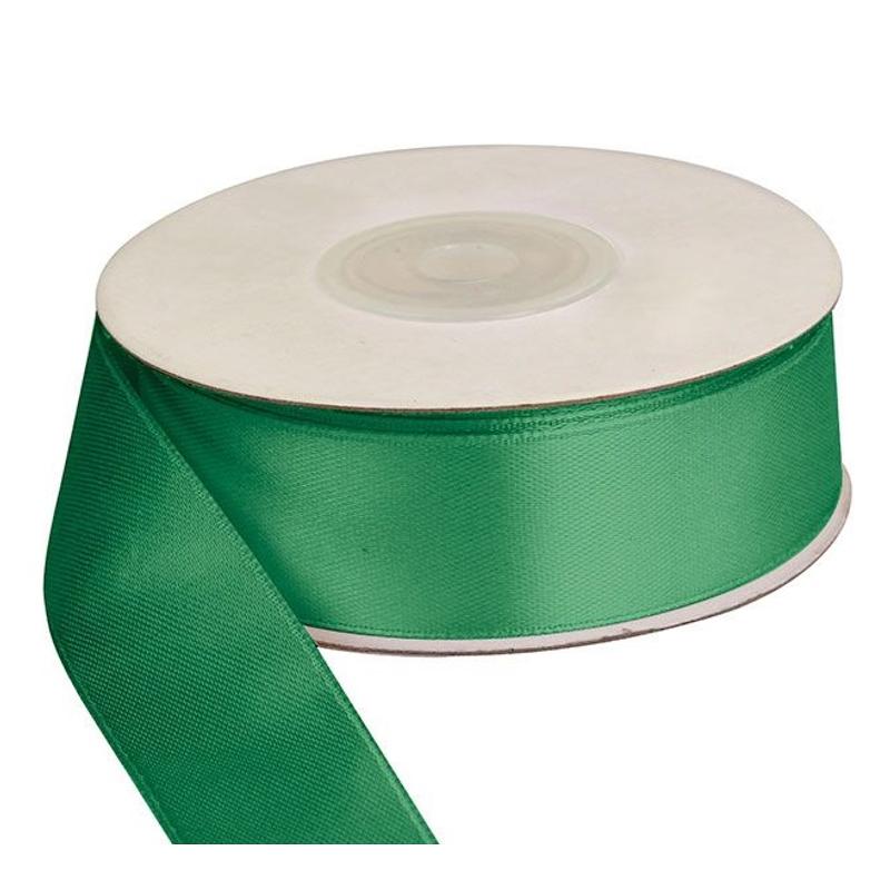 Wstążki satynowe 25mm/25m zielone