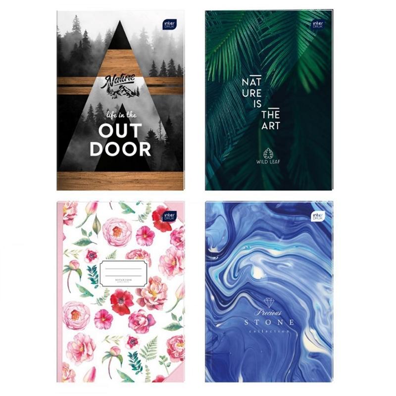 Zeszyt B5 160k  kratka - Półtwarda Oprawa INTERDRUK