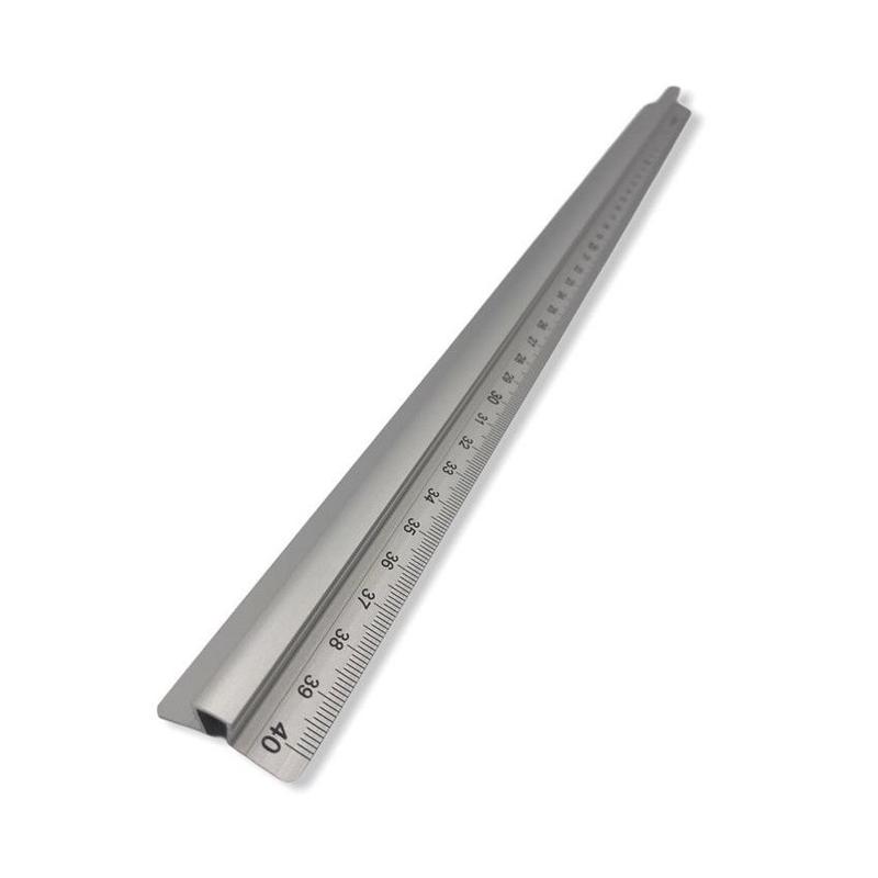 Linijka 40cm aluminiowa z uchwytem