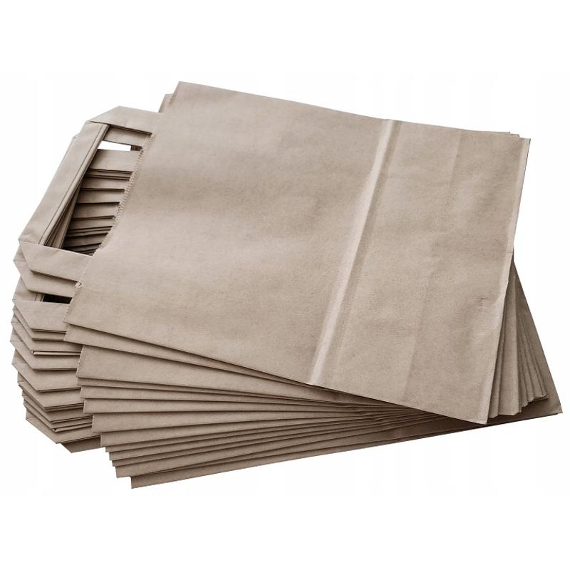 Torebka EKO z rączką  18x23x8,5 A-5 brązowa