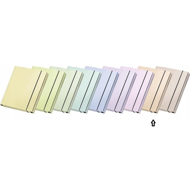 Teczka skrzydłowa z gumką A4  VAUPE FCK - pastelovy beżowy