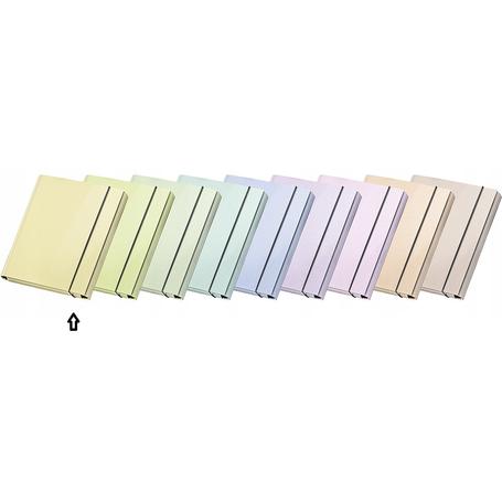 Teczka skrzydłowa z gumką A4  VAUPE FCK - pastelovy żółty