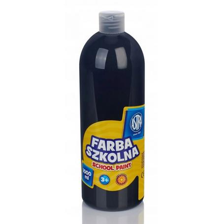 Farba szkolna ASTRA Czarna 1000 ML